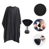 Outanaya 1 Set Professional Hair Cutting Cape with Closure Neck