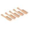 5pcs Bamboo Hair Comb Anti Statics Round Teeth Fragrance Wide