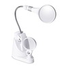 OttLite LED Clip & Freestanding Dual Magnifier Lamp - Adjustable Neck, Light for Crafting & Reading