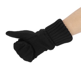 ITODA Ladies Gloves Winter Thermal Knitted Gloves Thick Windproof Insulated Wool Mittens Full Finger Hand Warmer Gloves Ski Cycling Running Outdoor Gloves Christmas Birthday Gifts