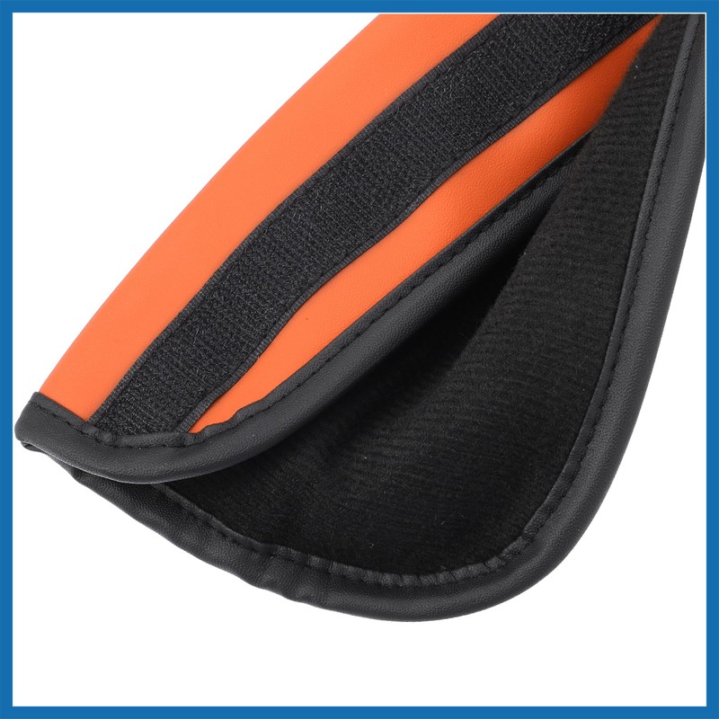 A ABSOPRO 2pcs Car Seat Belt Cover Neck Mat Faux