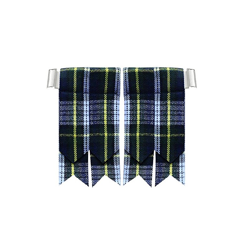 AAR Tartans Kilt Flashes with Heavy Buckle Elastic Adjusters Fit