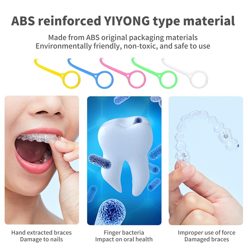 Invisible Tooth Removal,5 PCS Teeth Retainers Remover Retainer Removal Tool