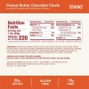think! Protein Bars – Peanut Butter Chocolate Chunk, High Fiber