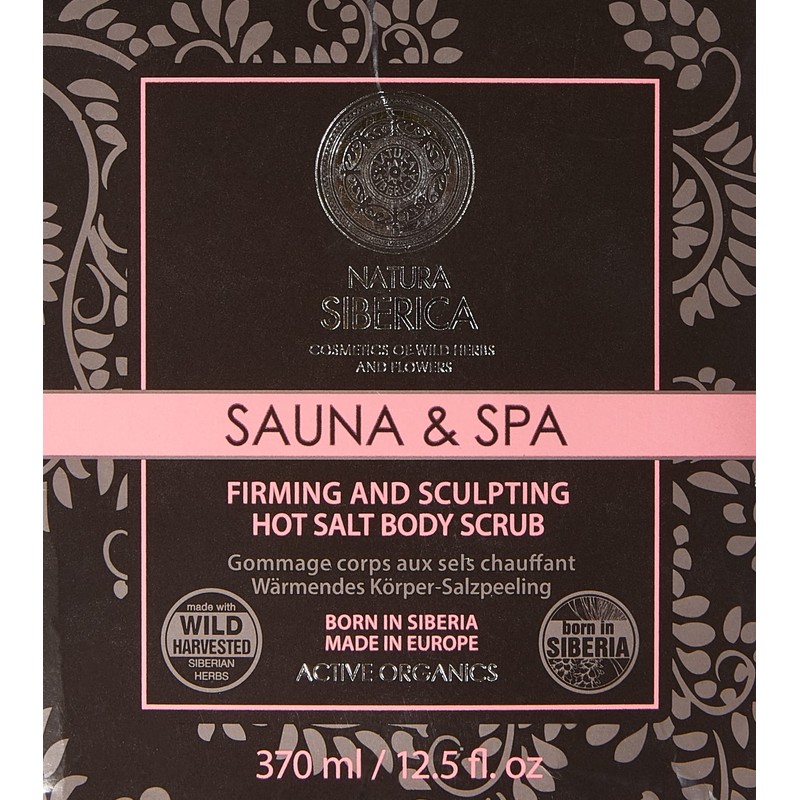 Natura Siberica Warming Figure Care Salt Scrub 370 ml