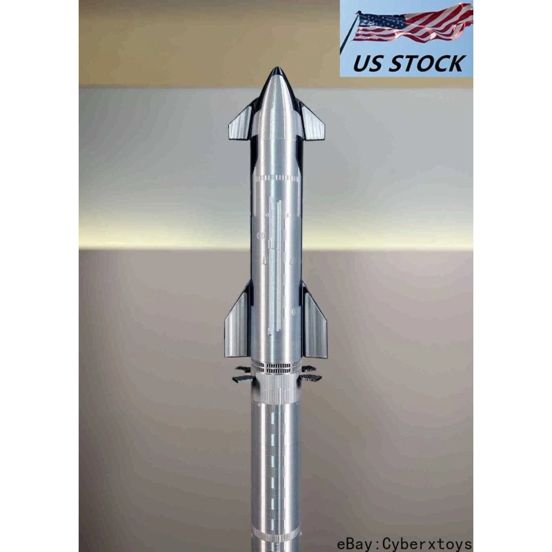 1:200 NASA SpaceX Starship with Super Heavy Booster Rocket Model