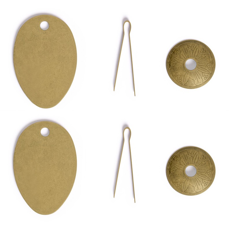 Hardware Philosophy "Golden Egg" Pulls 2.5 Inches - Set of