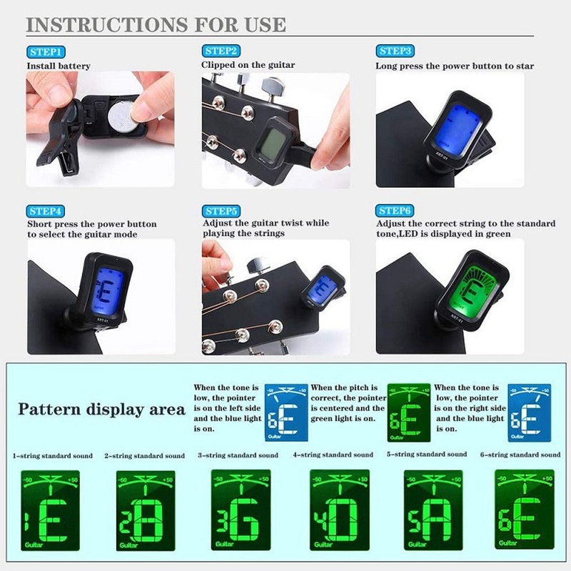 Guitar String Replacement Kit Accessory Set Changing Tool Pack Pick