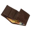 Pepe Jeans Checkbox Vertical Wallet with Wallet, Brown, 8.5 x