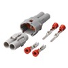Newyuan 10 Sets 2Pin Motorcycle Connector Kit Compatible with Sumitomo