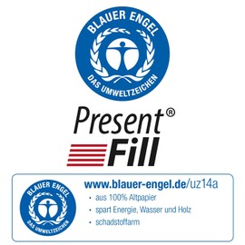 PresentFill® Folding Cards Blank in Diamond White - 50 Folding Cards A6, Folding Card Ideal for Designing, Labelling or Printing Cards - Suitable for C6 Envelopes