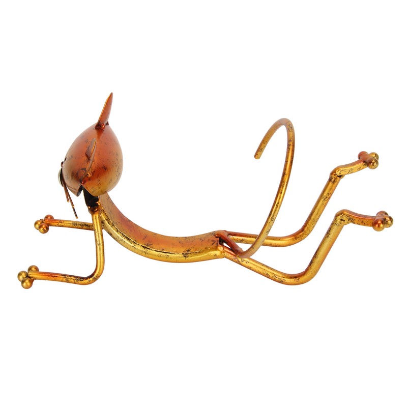 Cat Wine Holder Innovative Modern Style Decorative Metal Cat Shaped