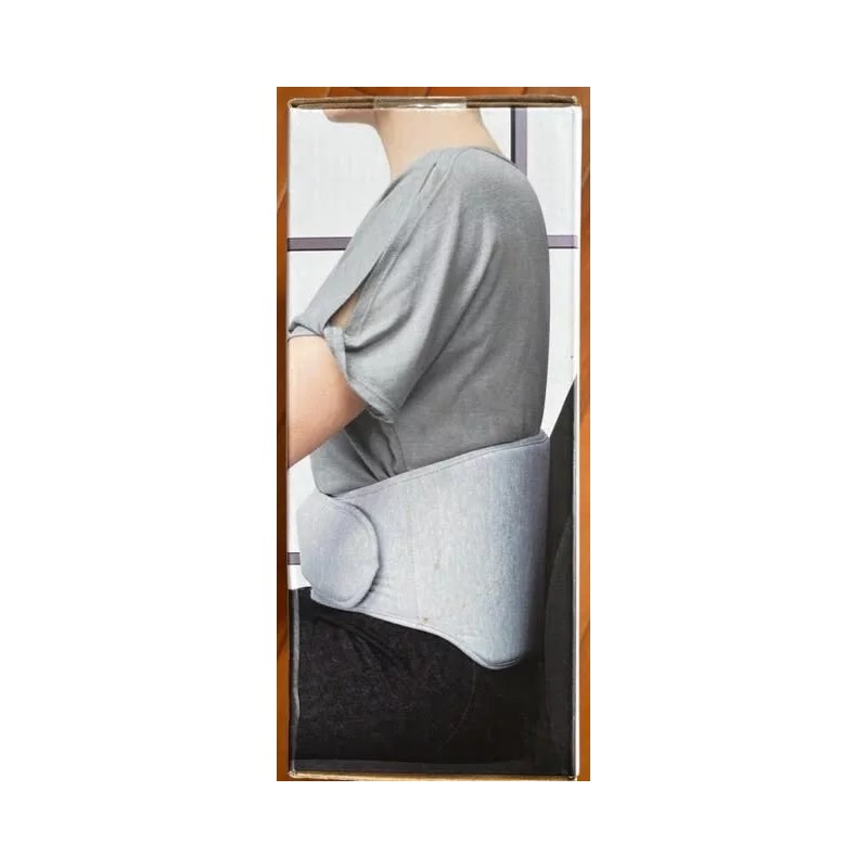 Sharper Image Back Wrap Pad CALMING HEATING MASSAGING INFLATABLE LUMBAR