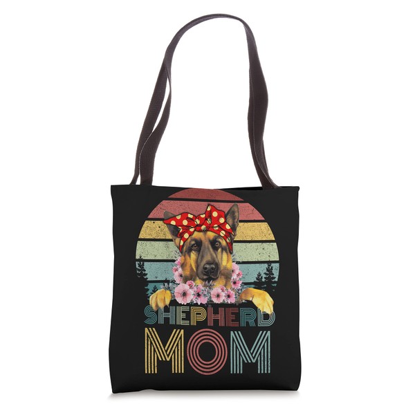 Retro German Shepherd Mom Gift Dog Mother Pet Shepard Mama
