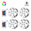 Submersible LED Lights RGB Waterproof IP65 Underwater Lamps with Remote