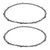 2Pcs 10 Inch Electric Chainsaw Chain Manganese Steel Mini Electric