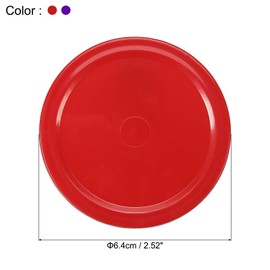 PATIKIL Air Hockey Pucks 2.5 Inch, 8Pcs Air Hockey Heavy Replacement Pucks Table Game Equipment Accessories, 4Pcs Per Color