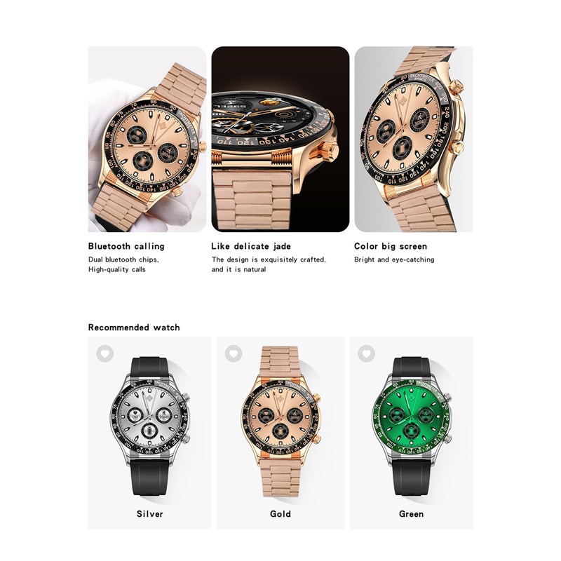 Smartwatch 1.32in IPS Screen Activity Tracker Fitness Bluetooth Smartwatch for
