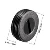 sourcing map Carbon Brush Holder Caps 18 mm OD 10.2