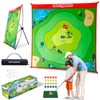 MerryMove Golf Chipping Game Set : Portable 6-Angle Adjustable Practice