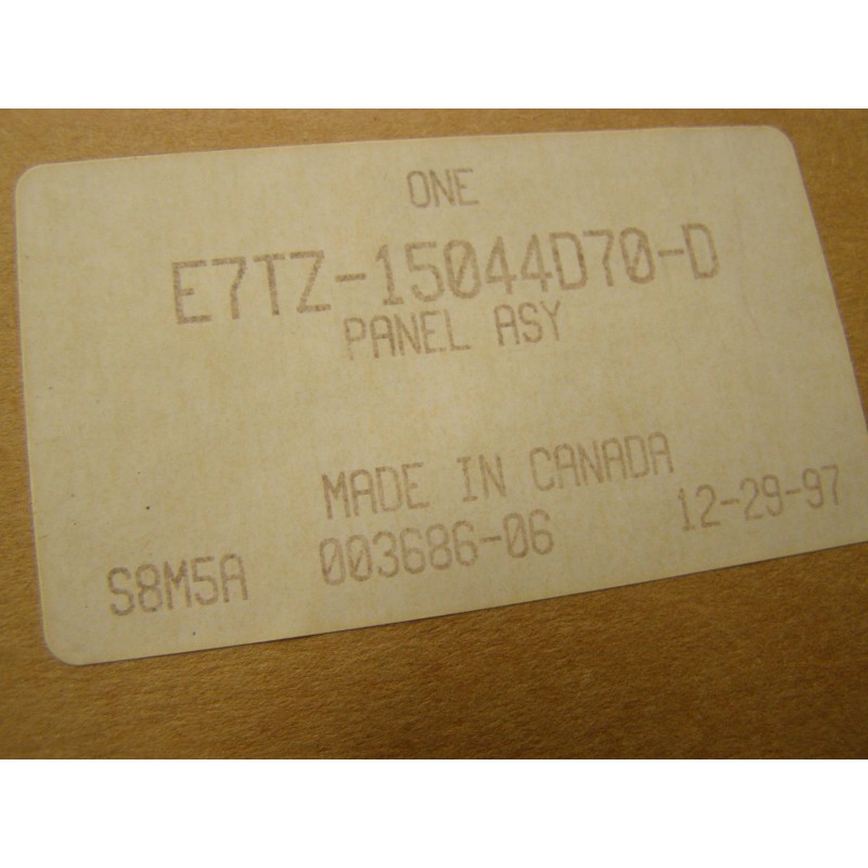 Ford NOS OEM Ford 1987 1991 Truck Pickup Bronco Dash