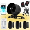 Upgraded WiFi Security Alarm System Kit-Wireless 120db Loud Weatherproof Siren