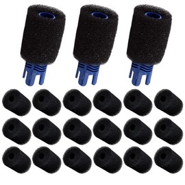 Pomeyard for Polaris Pool Cleaner Parts 18 Pack Polaris Tail Sweep Pro & 3 Tail Hose Scrubbers Pool Sweep Tail Scrubbers Replacement Pool Tail Scrubber 280 360 380 180 480 3900 (Blue)