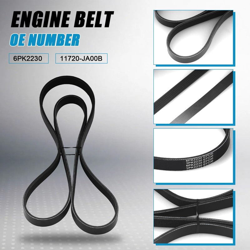 RemaxCrope Serpentine Drive Belt Replacement for Nissan Altima Base S
