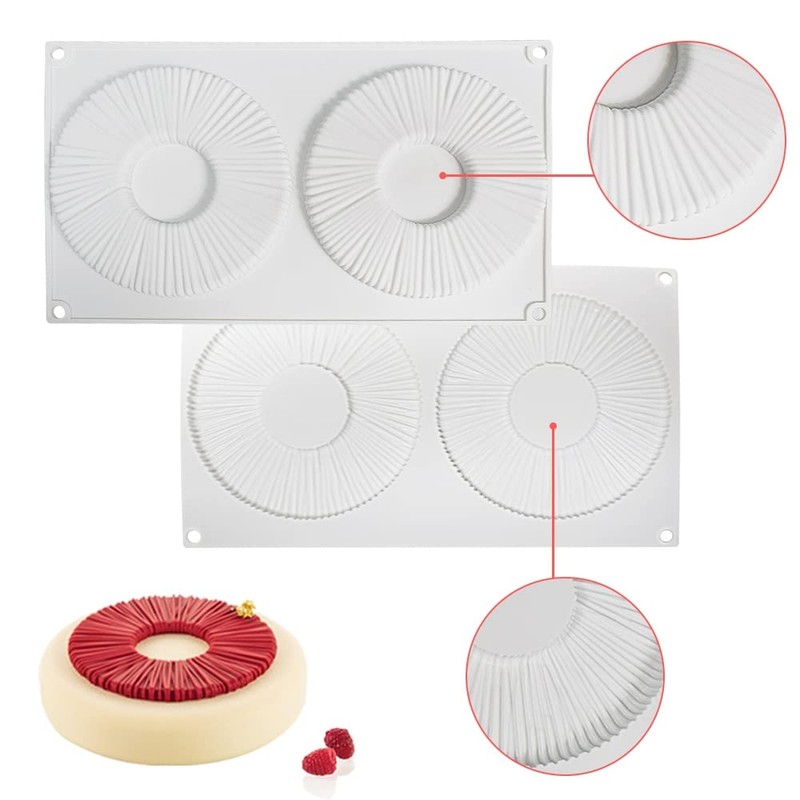 mostsom - Moldes de silicona antiadherentes para donas (donut I)