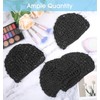 Hairnets for Sleeping In, 4 Pcs Breathable Crochet Hairnets for