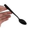 Afromy 12 Pieces Stainless Steel Teaspoons, Black Small Spoons for