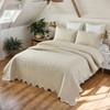 Brandream Full Size Quilt Set Cotton Beige Quilts Luxury Farmhouse