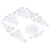 Quilting Rulers Shaped Patch Work Template Tool Ruler DIY Transparent