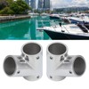 1 Pair of Boat Handrail Fittings Parts 60 Degree 316