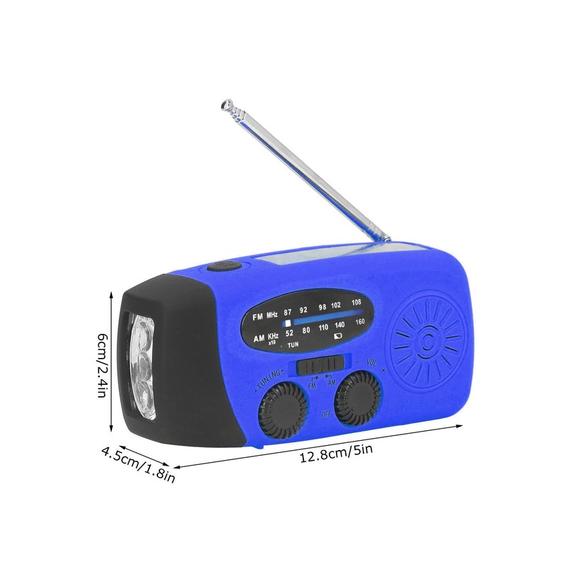 Hand Crank Solar Radio Multifunctional Emergency Radio LED Radio with