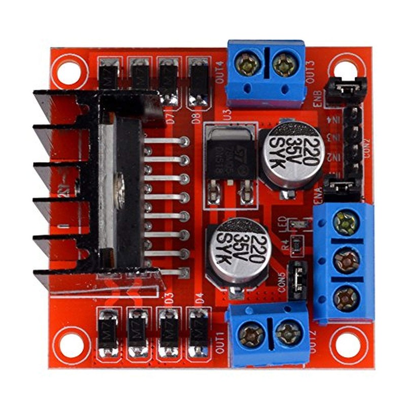 Envistia L298N Dual H Bridge PWM Stepper Motor Drive Controller