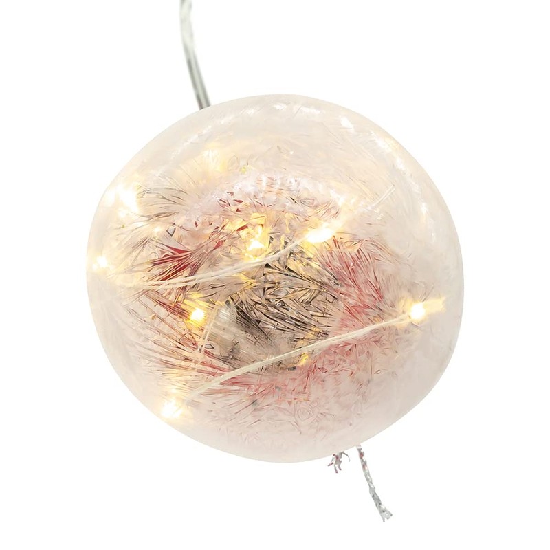Kurt S. Adler USB Lighted Glass Snowman Ornament, 6.06-Inches, Multicolor