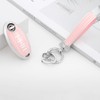 PIFOOG Key Fob Cover for Nissan 5 Button Pink Car
