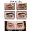 Berinist Waterproof Eyebrow Pencils for Women, 6Pcs Double-ended Black Eye