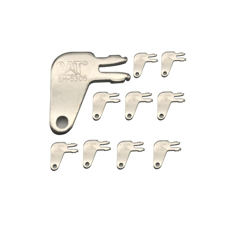 10 Ignition Keys, 8H-5306 8398 Master Disconnect Key Replacement Car