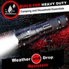HinsGEAR 1 Mode Flashlights 2 Pack, Super Bright Zoomable LED