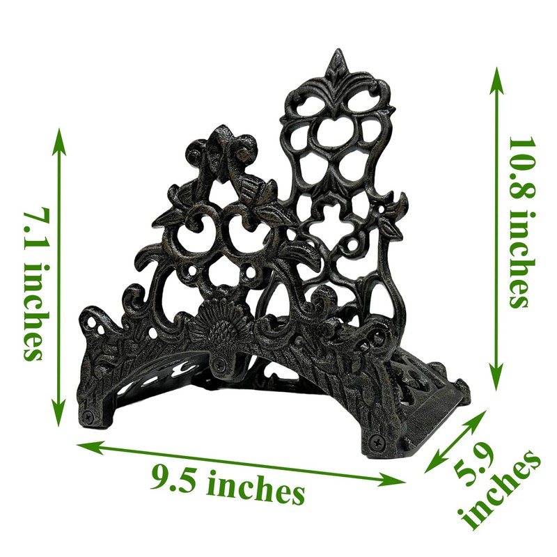 Decorative Garden Hose Holder, Hose Hanger, Heavy Duty Cast Iron