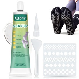 Allony Sock Stop Anti-Slip Socks Stop, Sock Stop Cream, Sock Stopper Liquid, Non-Slip for Socks, Sock Stopper for Wool Socks, 50 ml