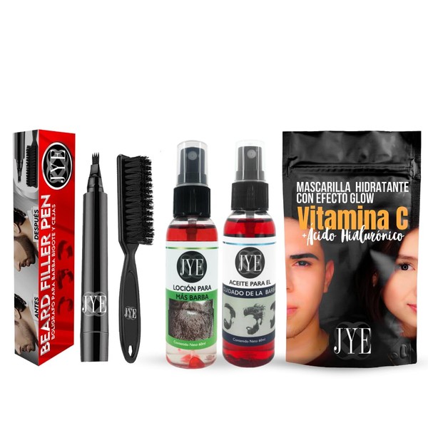 JYE Lapiz Bolígrafo para rellenar huecos de barba y Bigote,