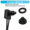 Taiss KP-107 12 V Switch Waterproof Self-Locking Push Button Switch