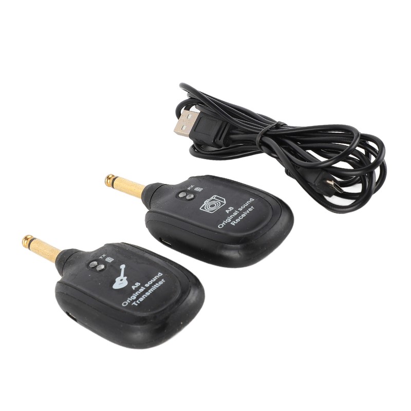 Wireless Guitar System Receiver Transmitter Audio Transmission System Accessory Set