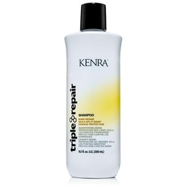 Kenra Professional Triple Repair Shampoo | Targets & Repairs Weak or Broken Bonds | Split Ends | Damaged Hair | Bond Builder | Sulfate-Free