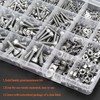 HELIFOUNER 1280 Pieces M2 M3 M4 M5 304 Stainless Steel