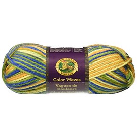 Lion Brand Yarn 595-204 Color Waves Yarn, Cactus Flower