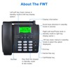 Lychee SIM Card GSM Desk Phone - Hands-Free, SMS, Large